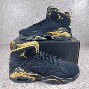 Nike Air Jordan MVP Black Metallic Gold Sneakers Shoes